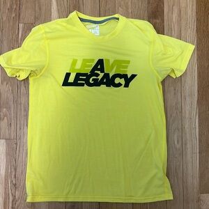 Adidas Leave a Legacy Yellow Tshirt